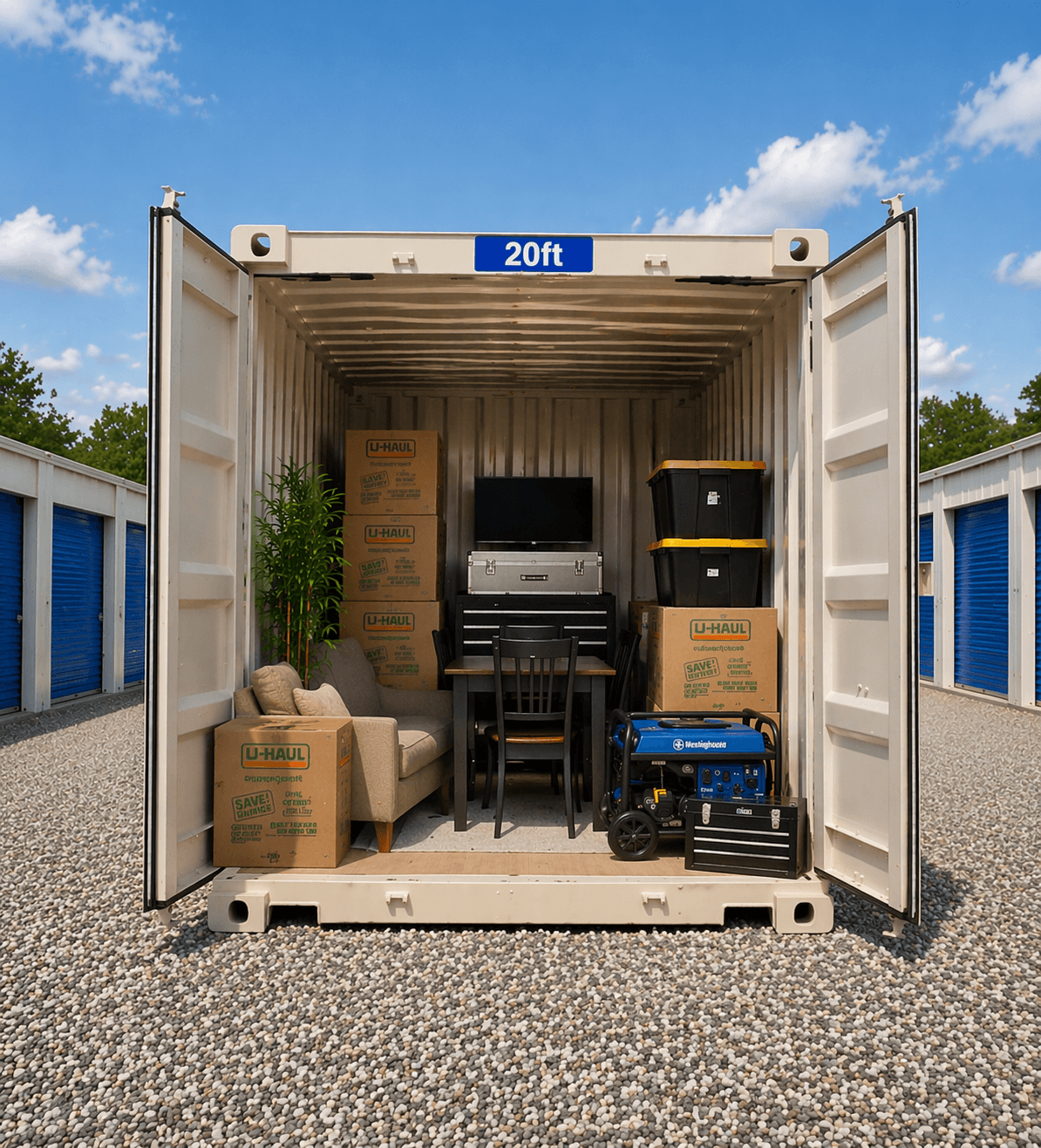 2-3 Bedroom Home storage unit